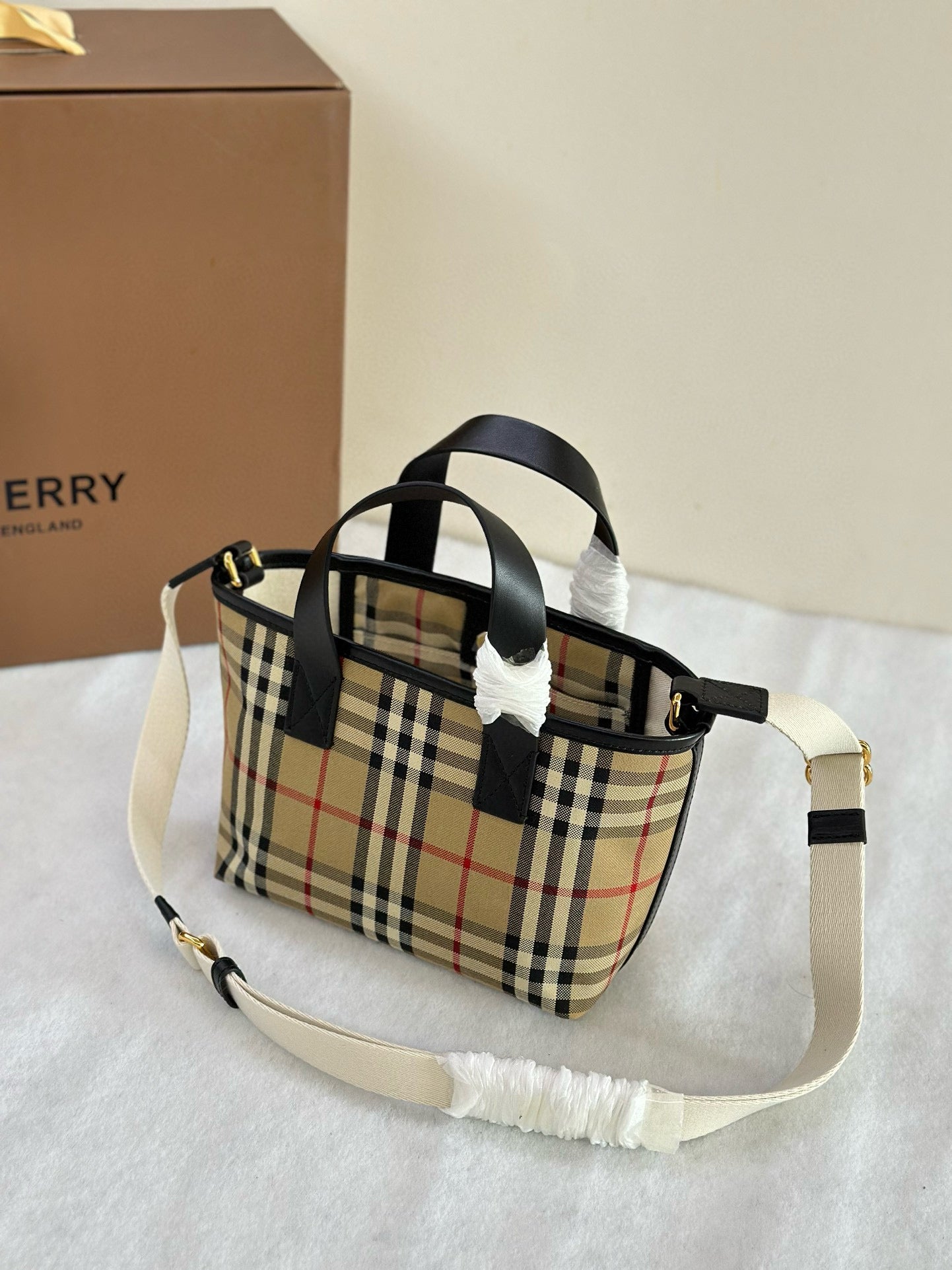 BB Kids Check Tote Bag