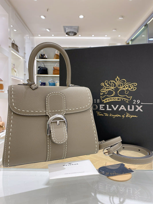 Delvaux Brillant Mini Surpique Rodeo Calf Handbag