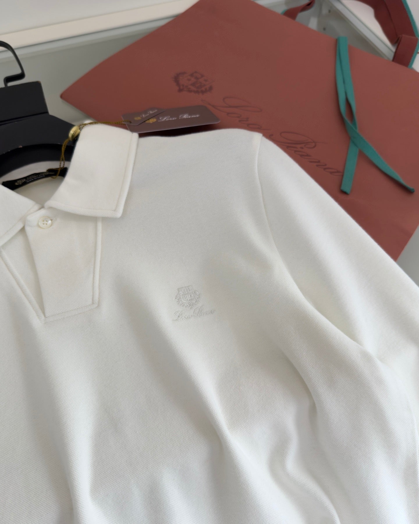 Loro Piana Long Sleeve Polo