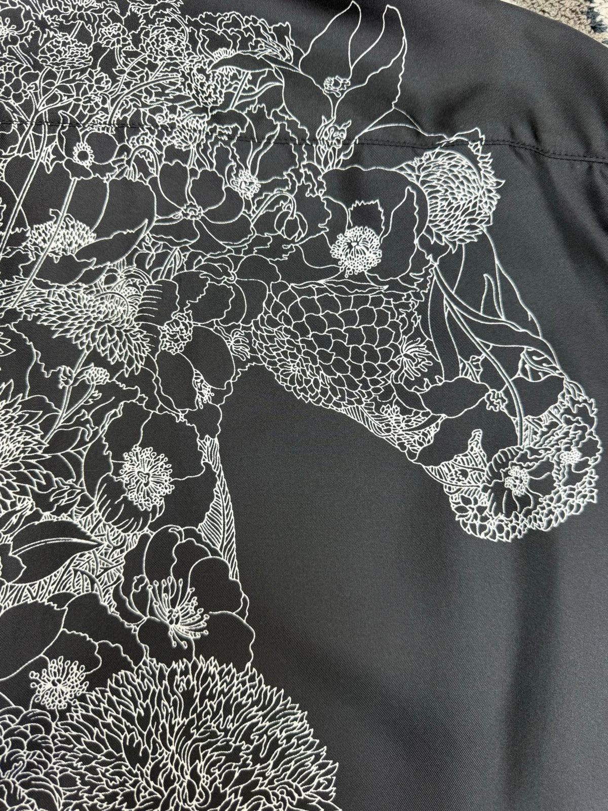 Hermes Long Sleeve Silk Shirt
