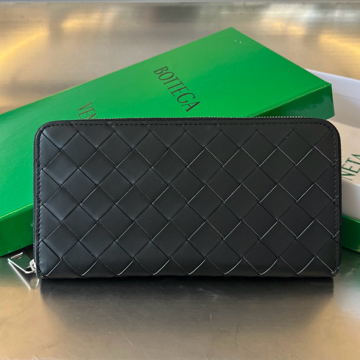 Bottega Veneta Long Zipped Wallet