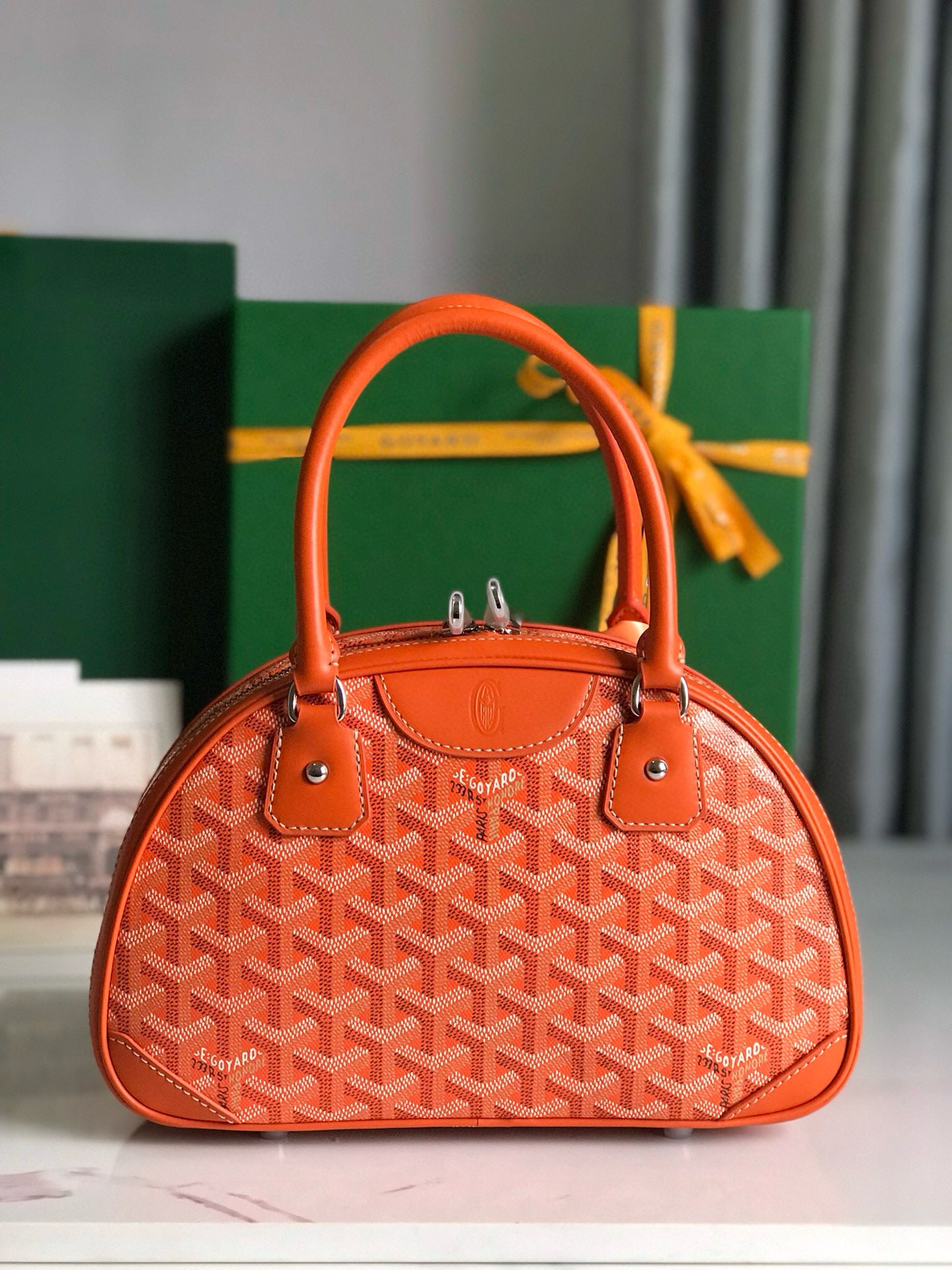 GOYARD BOWLING BAG 26*17*8