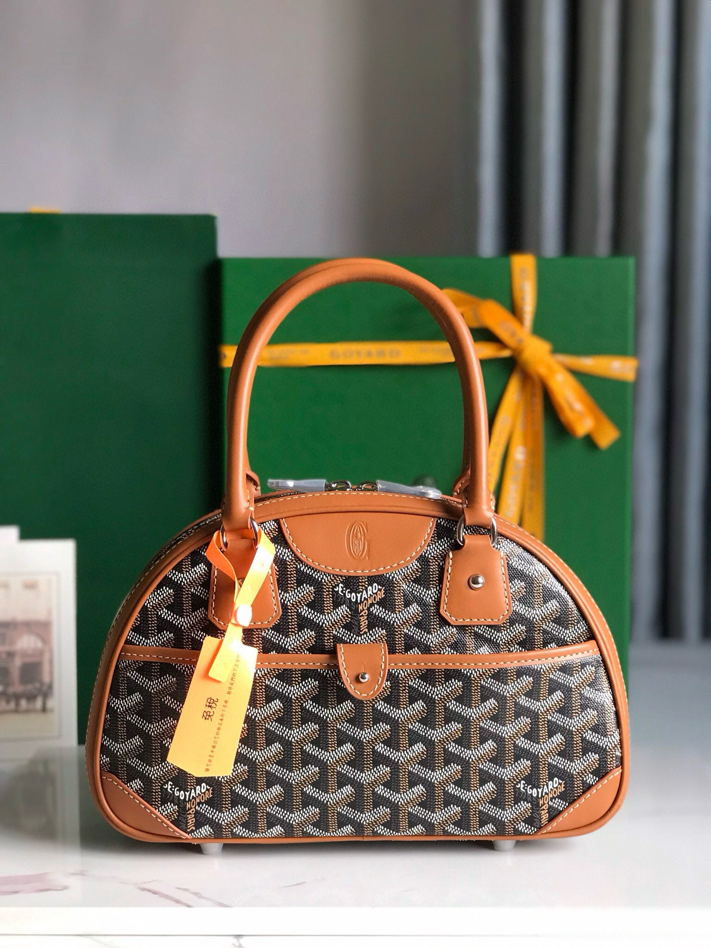 GOYARD BOWLING BAG 26*17*8