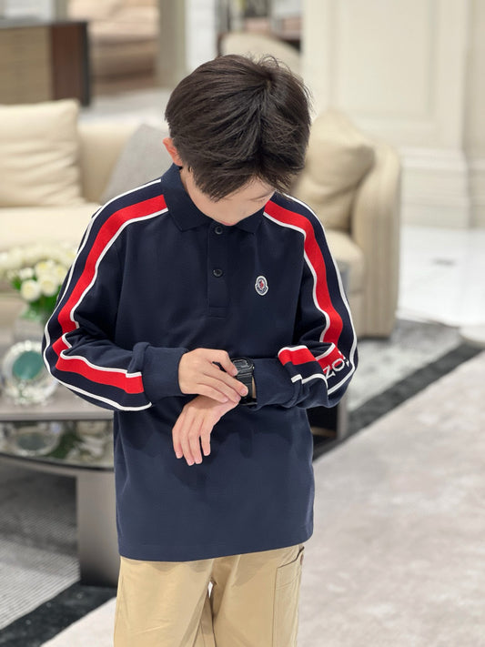 Moncler Long Sleeve Polo