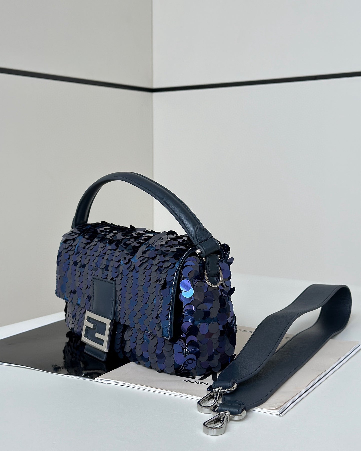 Fendi Baguette Sequins Bag