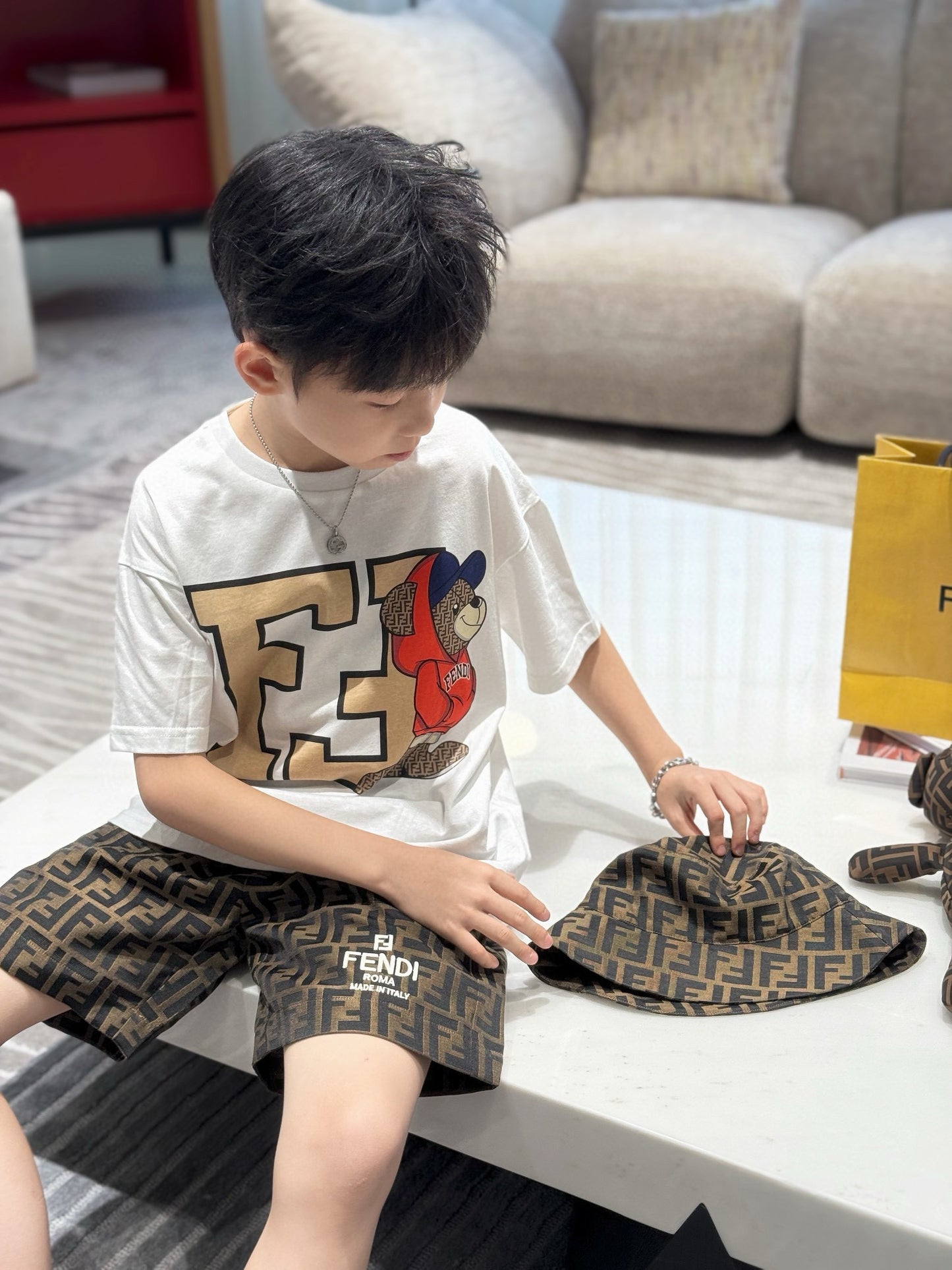 Fendi T-Shirt/Pant Set
