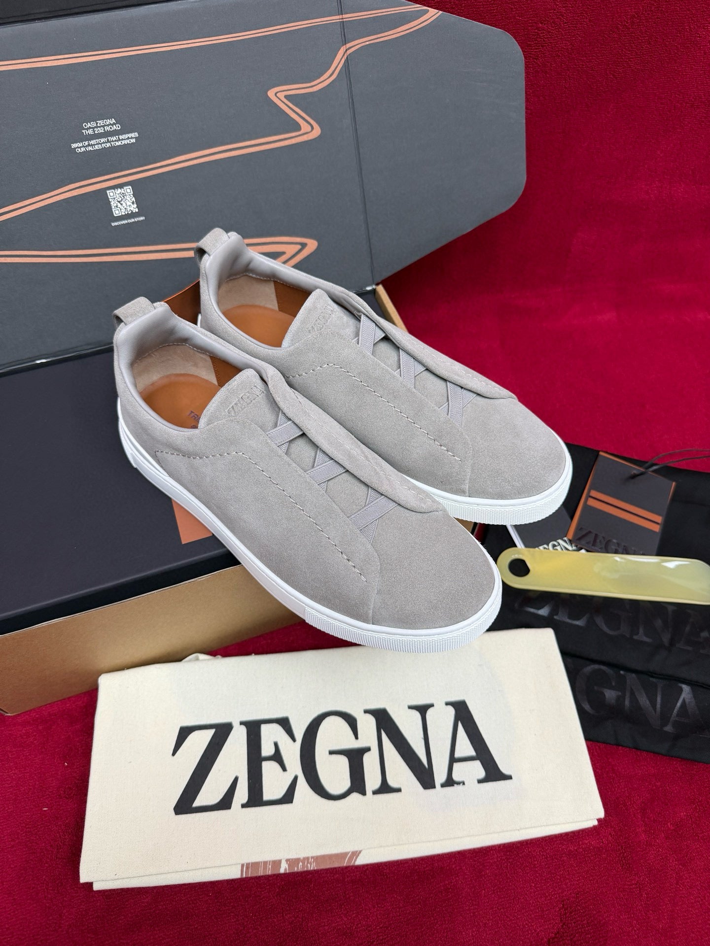 Zegna Suede Sneakers