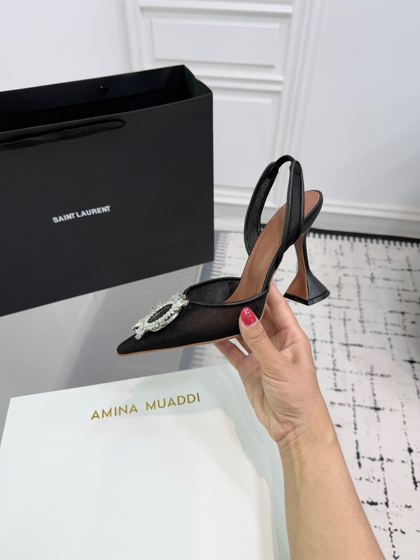 Amina Muaddi Heels
