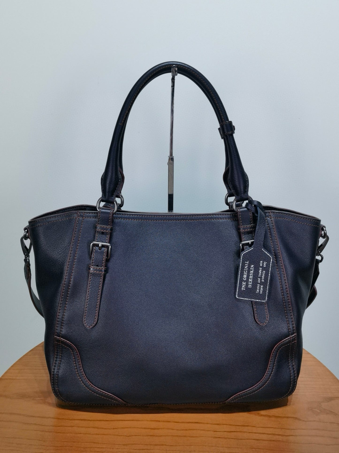 PD Large Leather Tote Bag 38x32x14cm