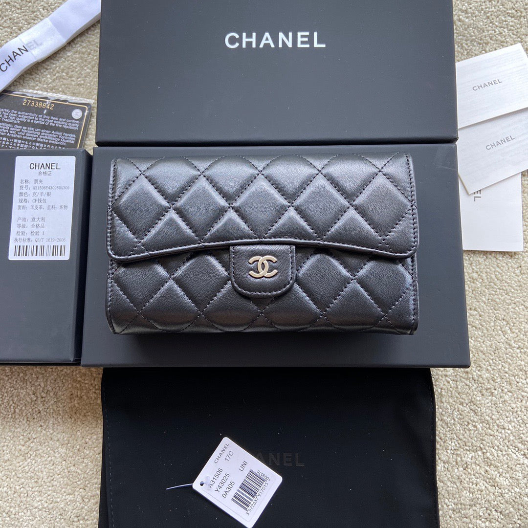 Chanel Long Flap Wallet