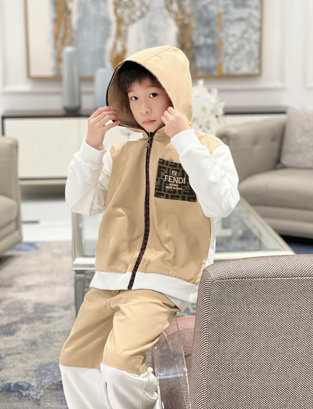 Fendi Jacket/Long Pant Set