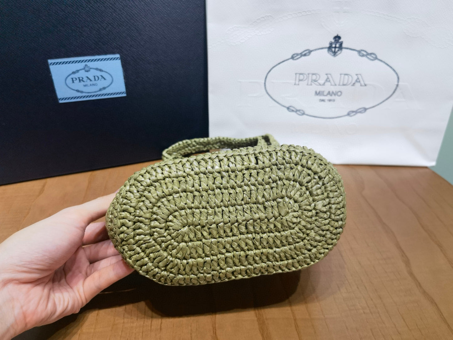 PD Mini Crochet Tote Bag