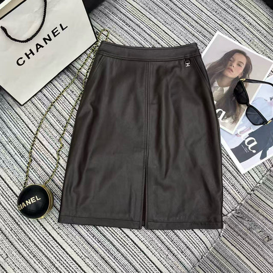 Chanel Leather Shorts