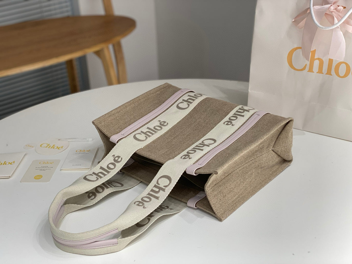 Chloe Woody Tote Bag