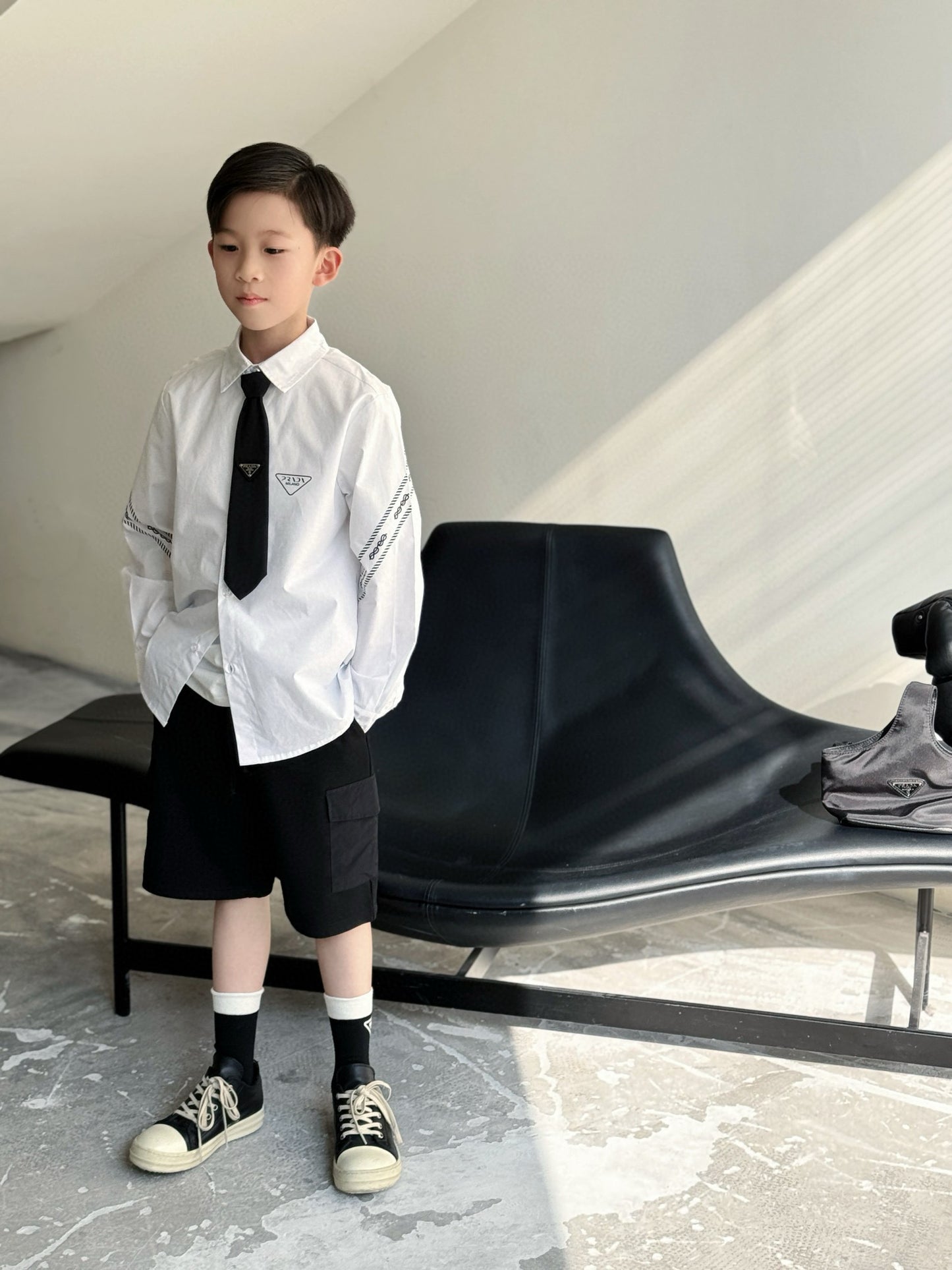 Prada Long Sleeve Polo