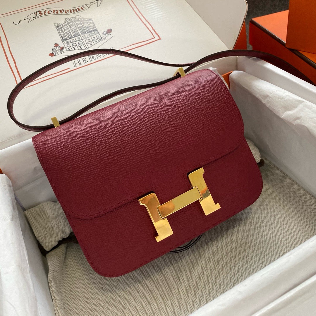 Hermes Constance, 19cm, K1, Epsom