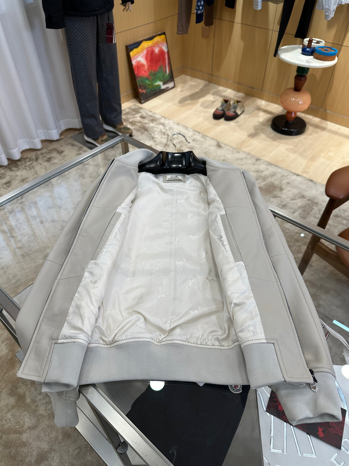Hermes Leather Jacket