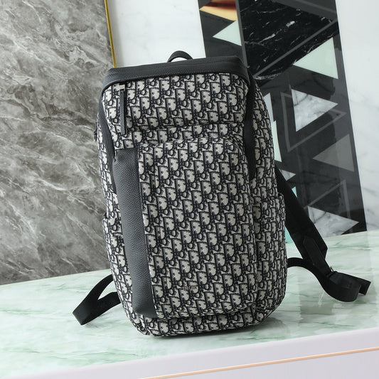 Dior Oblique Rider Soft Zipped Backpack