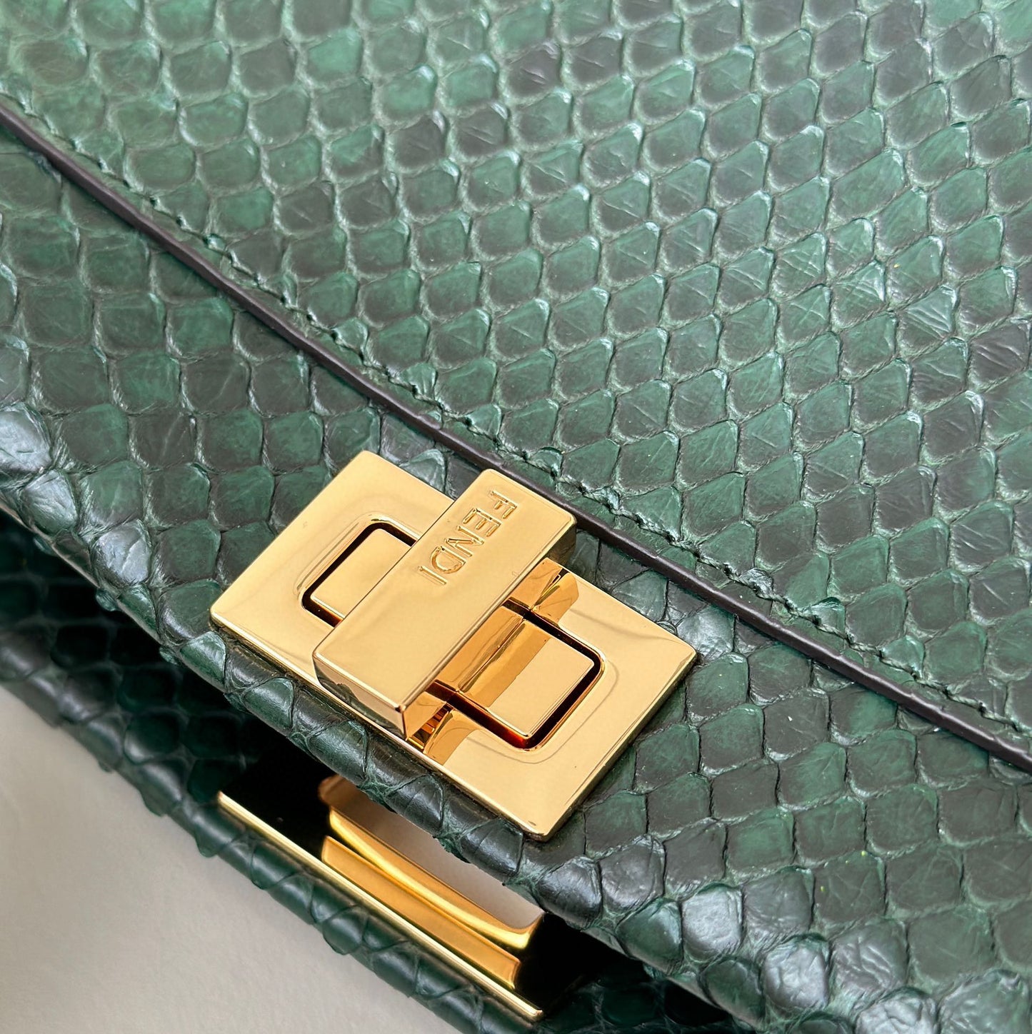 Fendi Peekaboo Bag (Python leather)