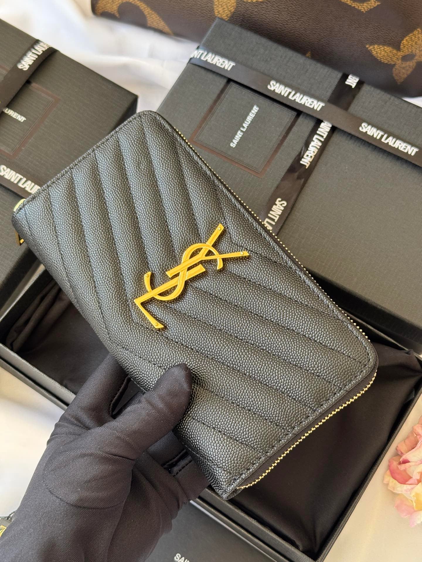 YSL Long Wallet