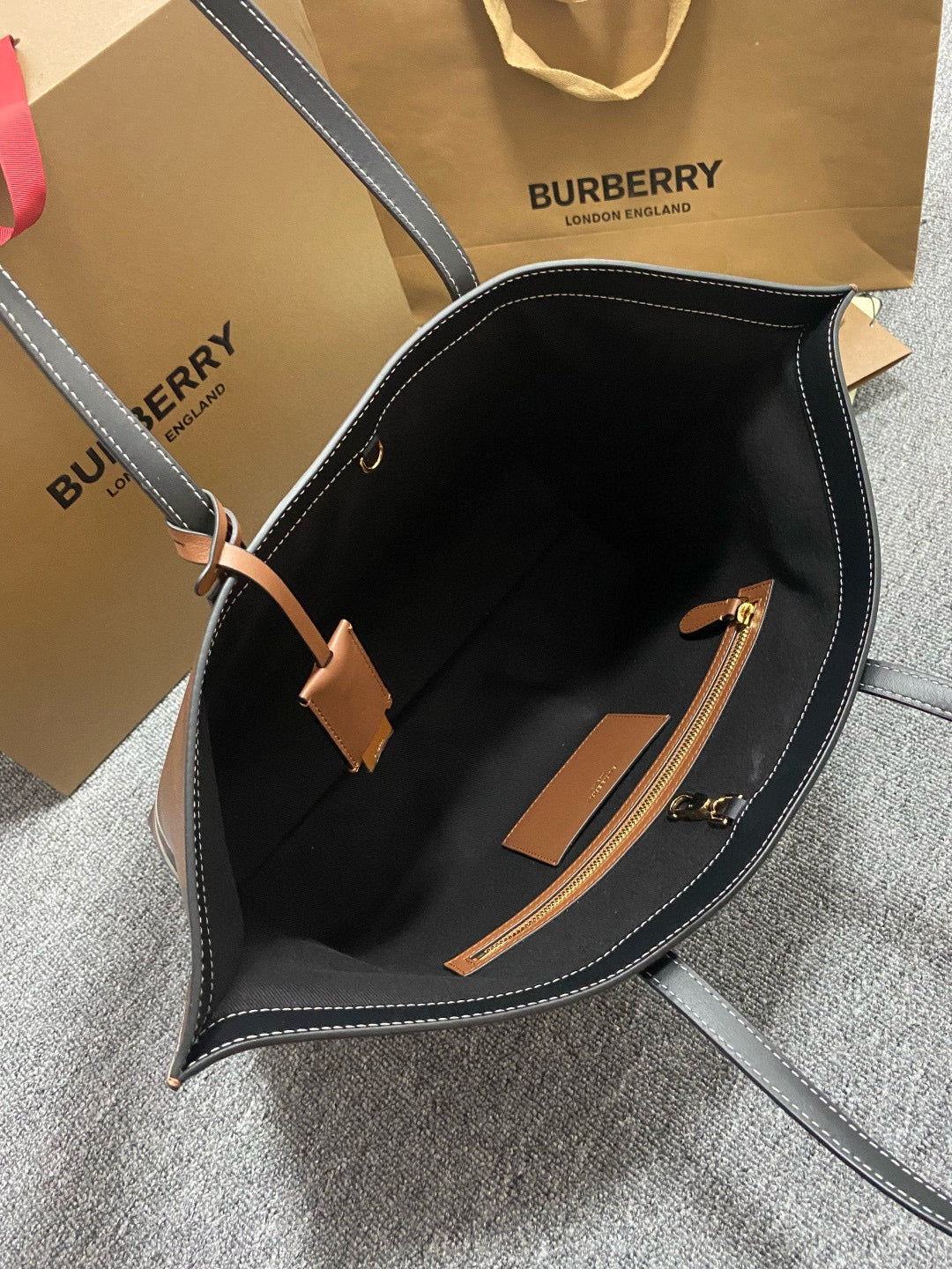 BBR Medium Check Tote Bag