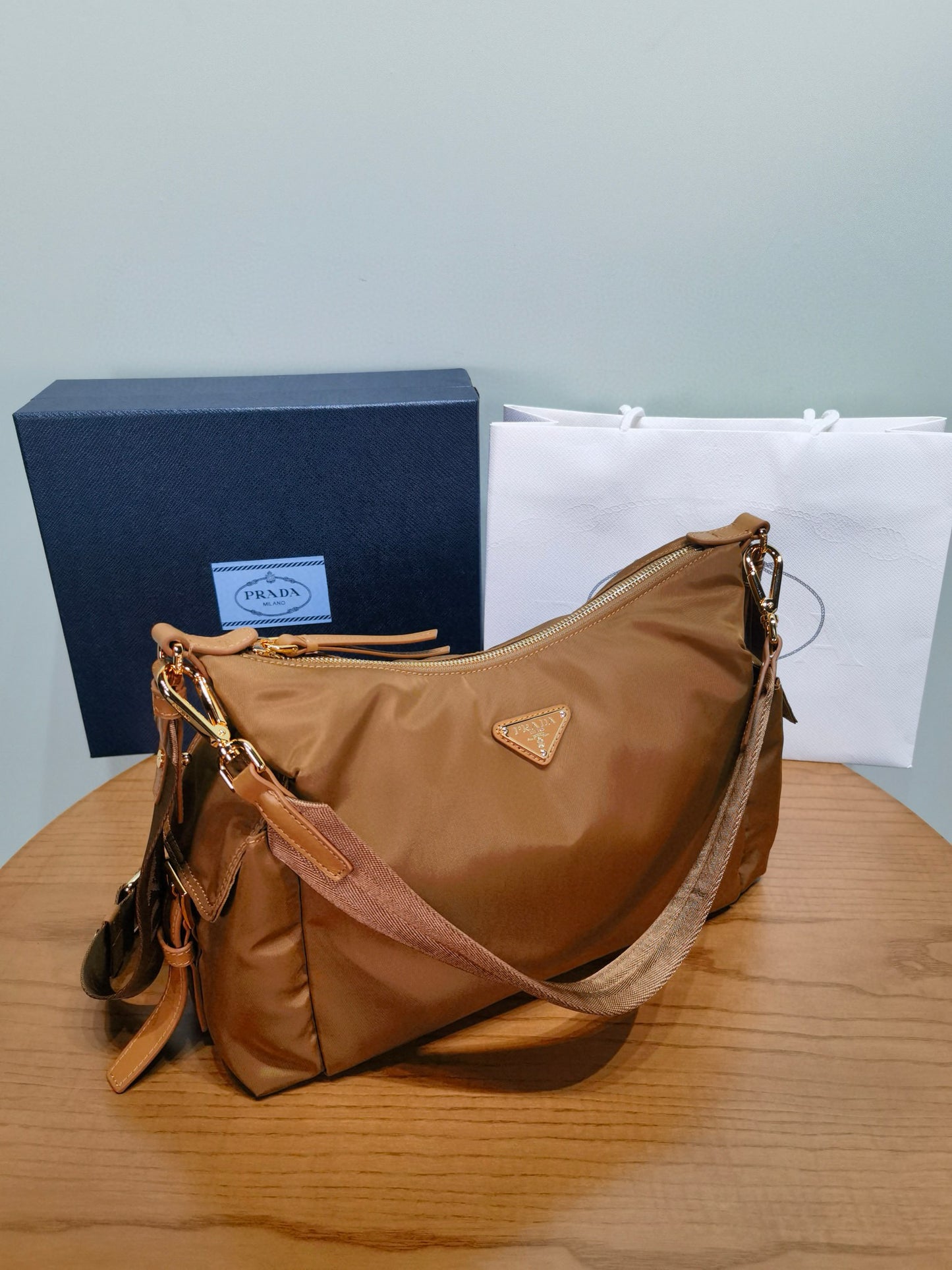 PD Re-Nylon Aimee Shoulder Bag