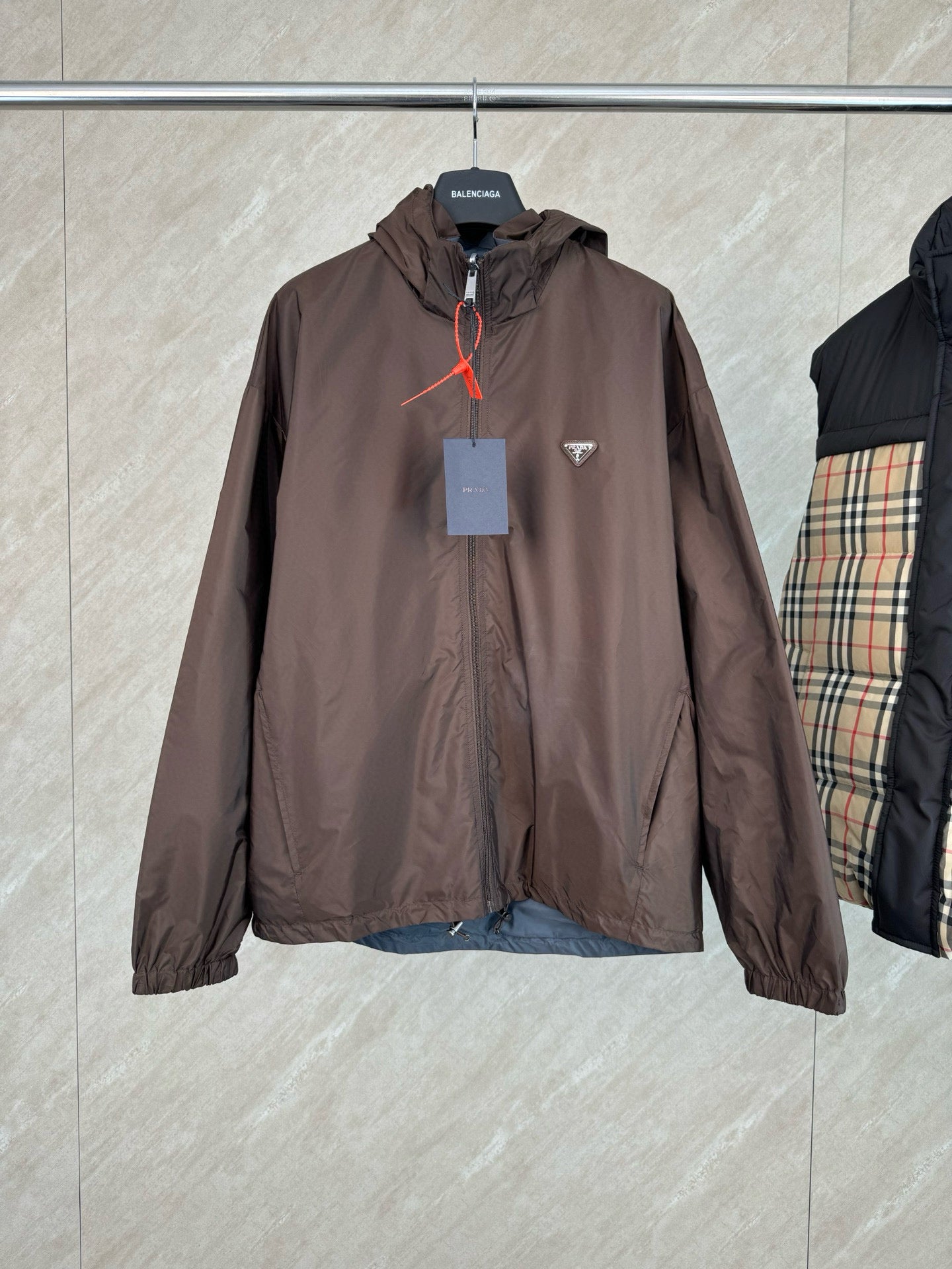 Prada Reversible Hooded Re-Nylon Jacket