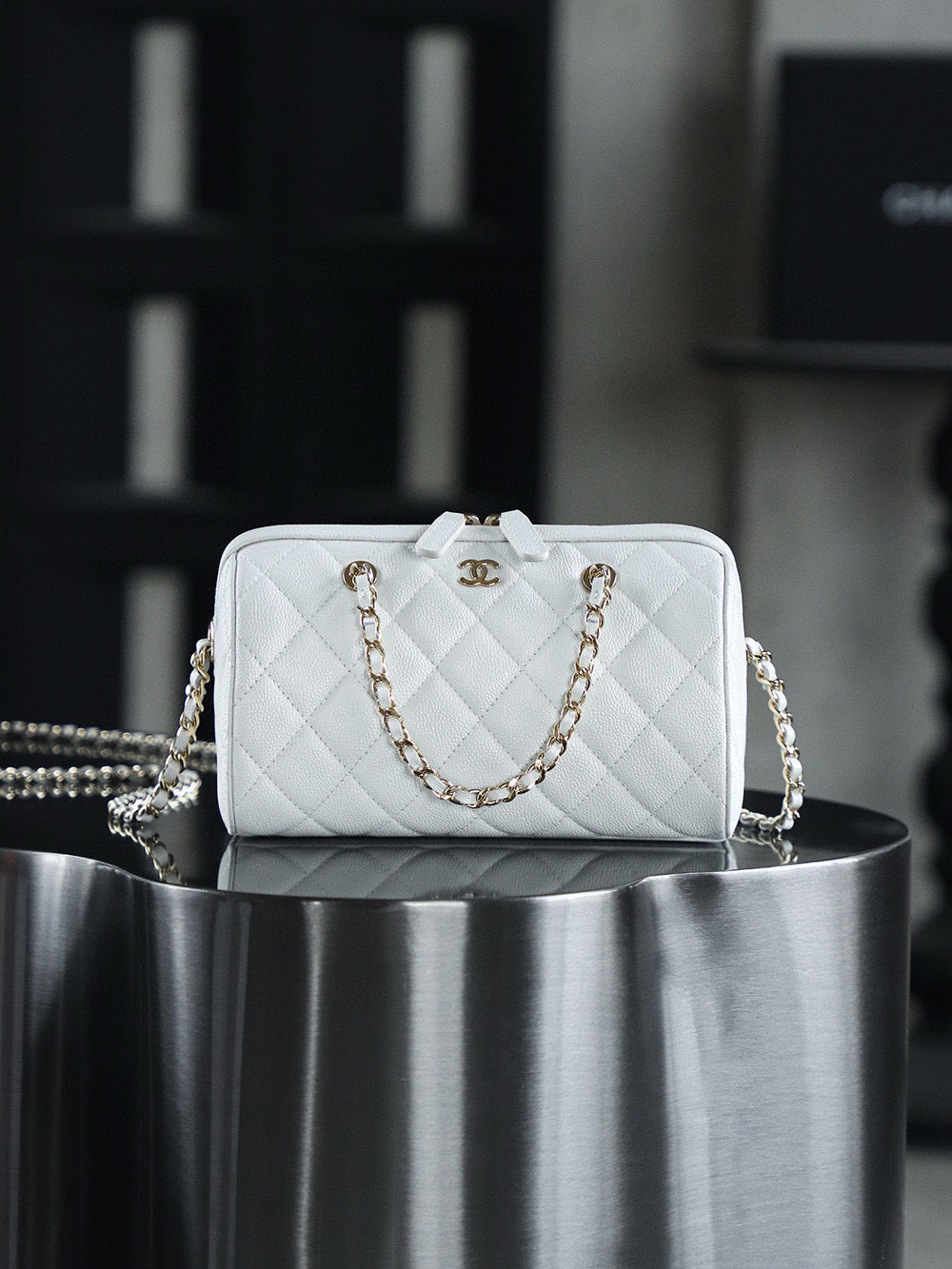 Chanel 25P Mini Bowling Bag