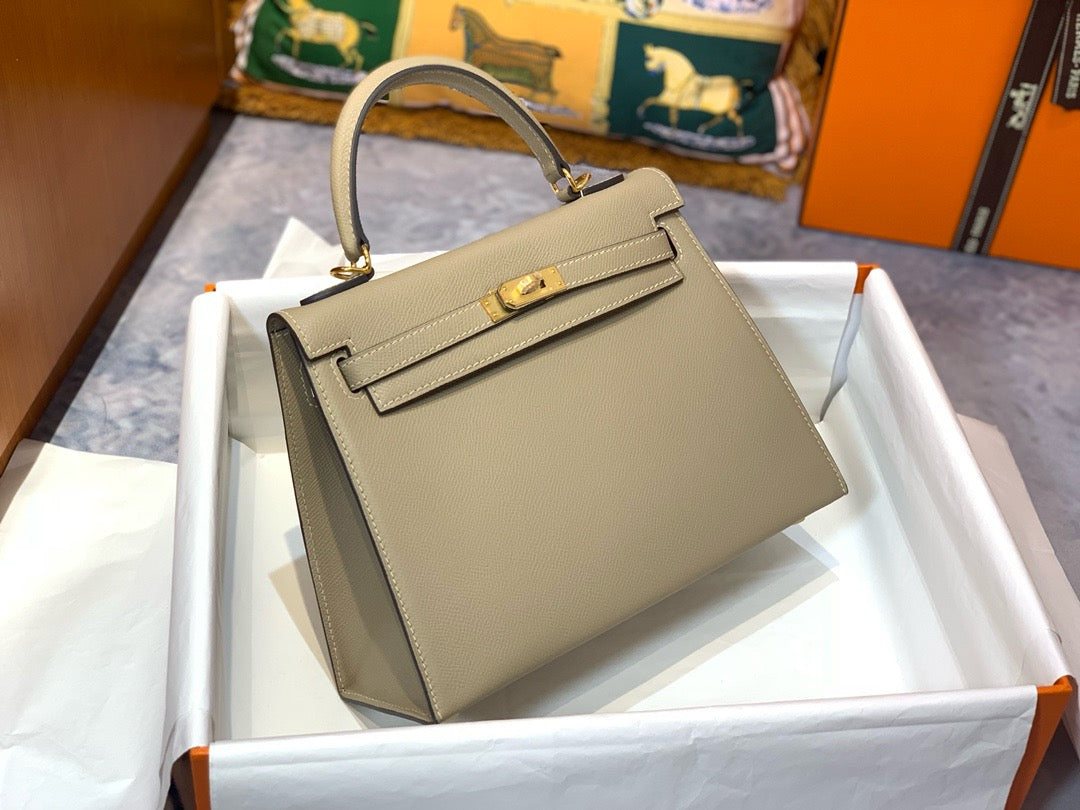 Hermes Kelly 25cm, S2, Epsom