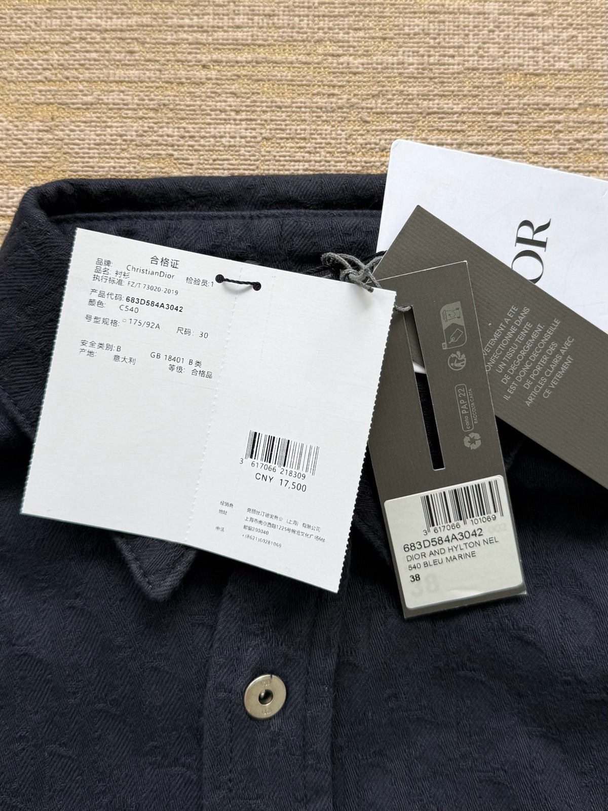 Dior Long Sleeve Shirt