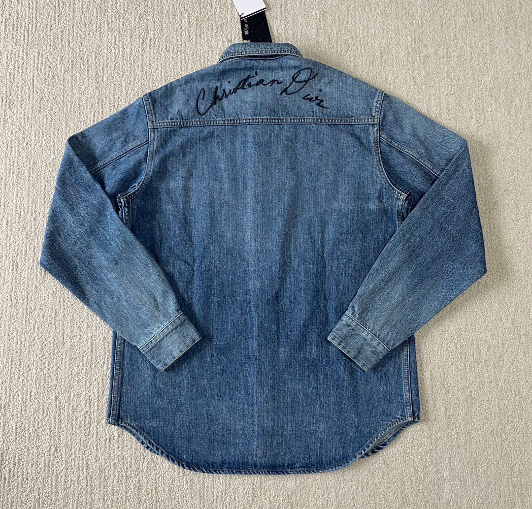 Dior Long Denim Shirt