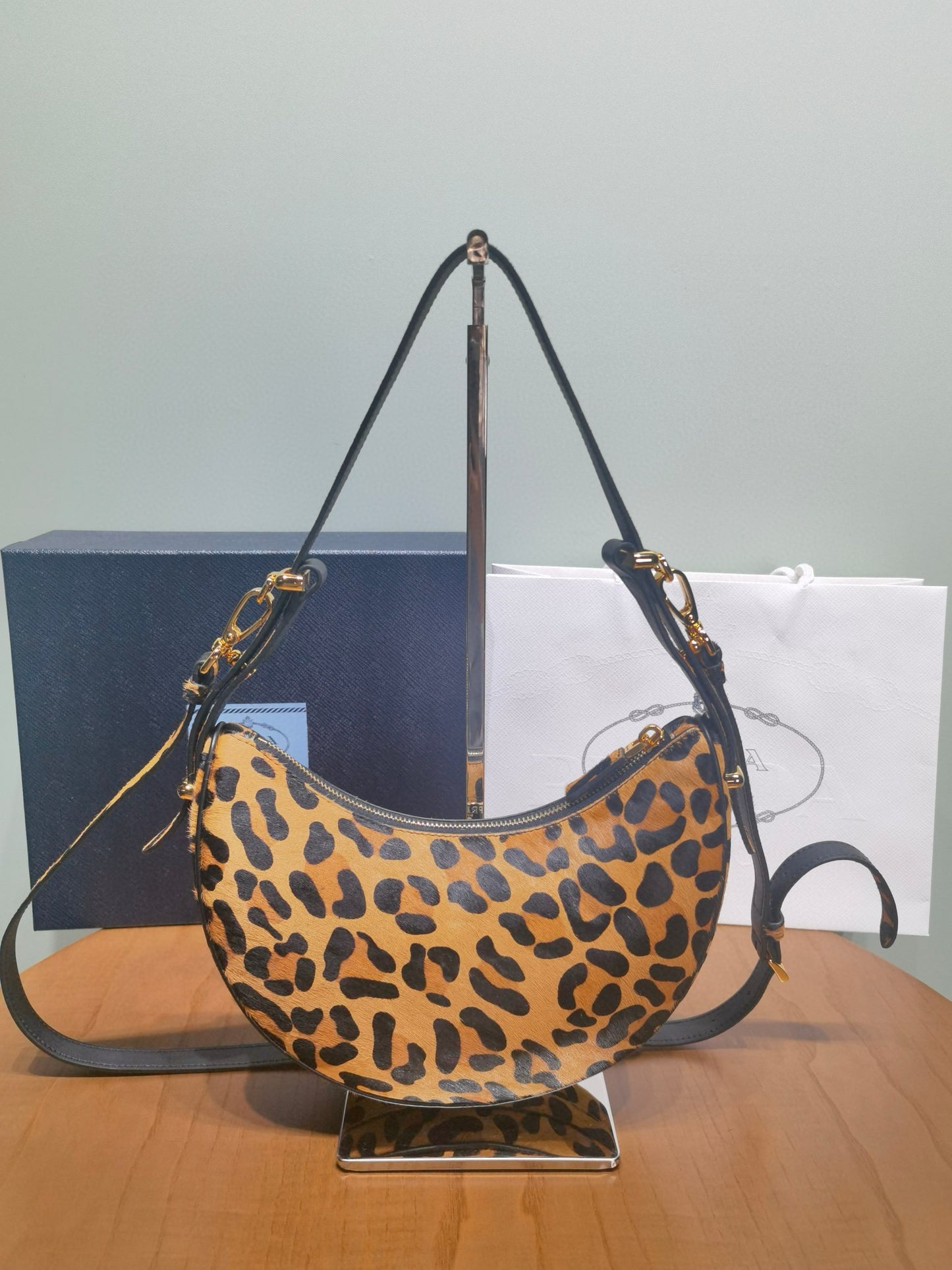 Prada Arque Moon Bag