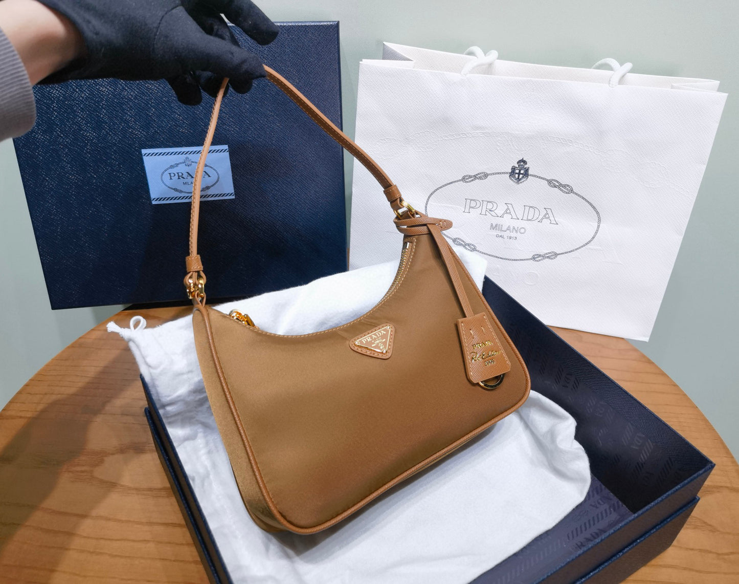 PD Saffiano Hobo Bag