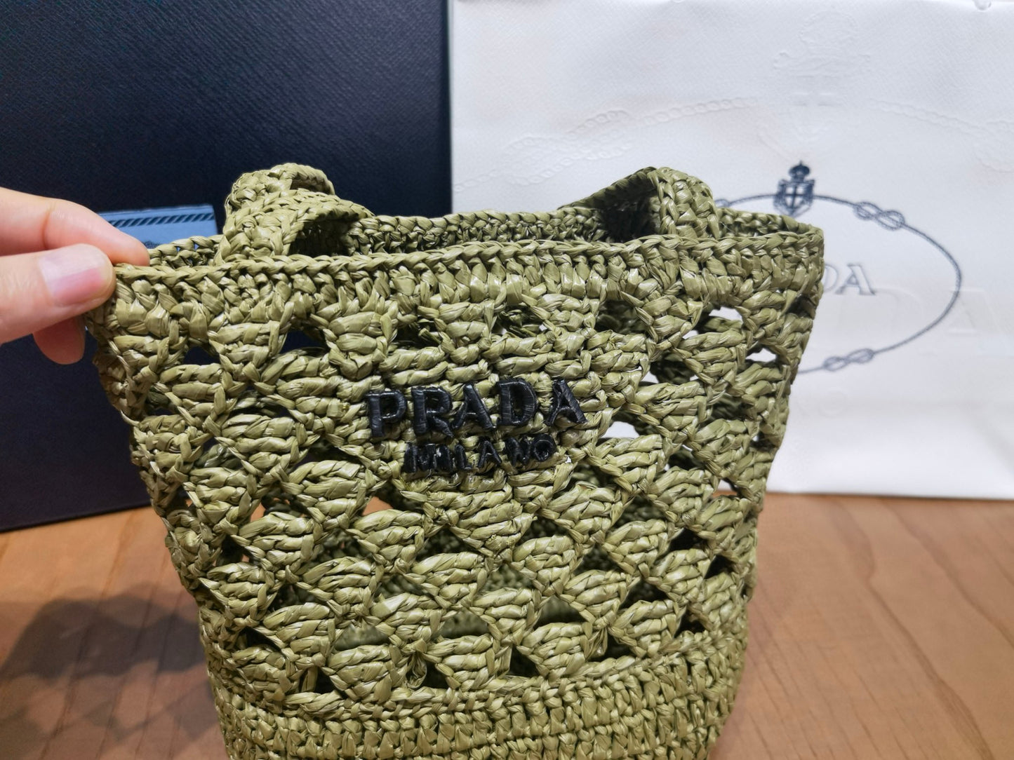 PD Mini Crochet Tote Bag