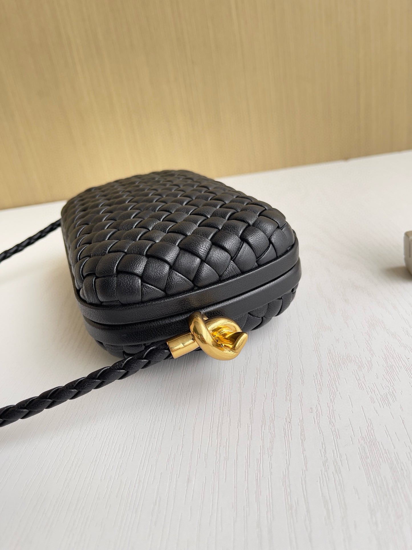 BV Knot Foulard Intrecciato Shoulder Bag