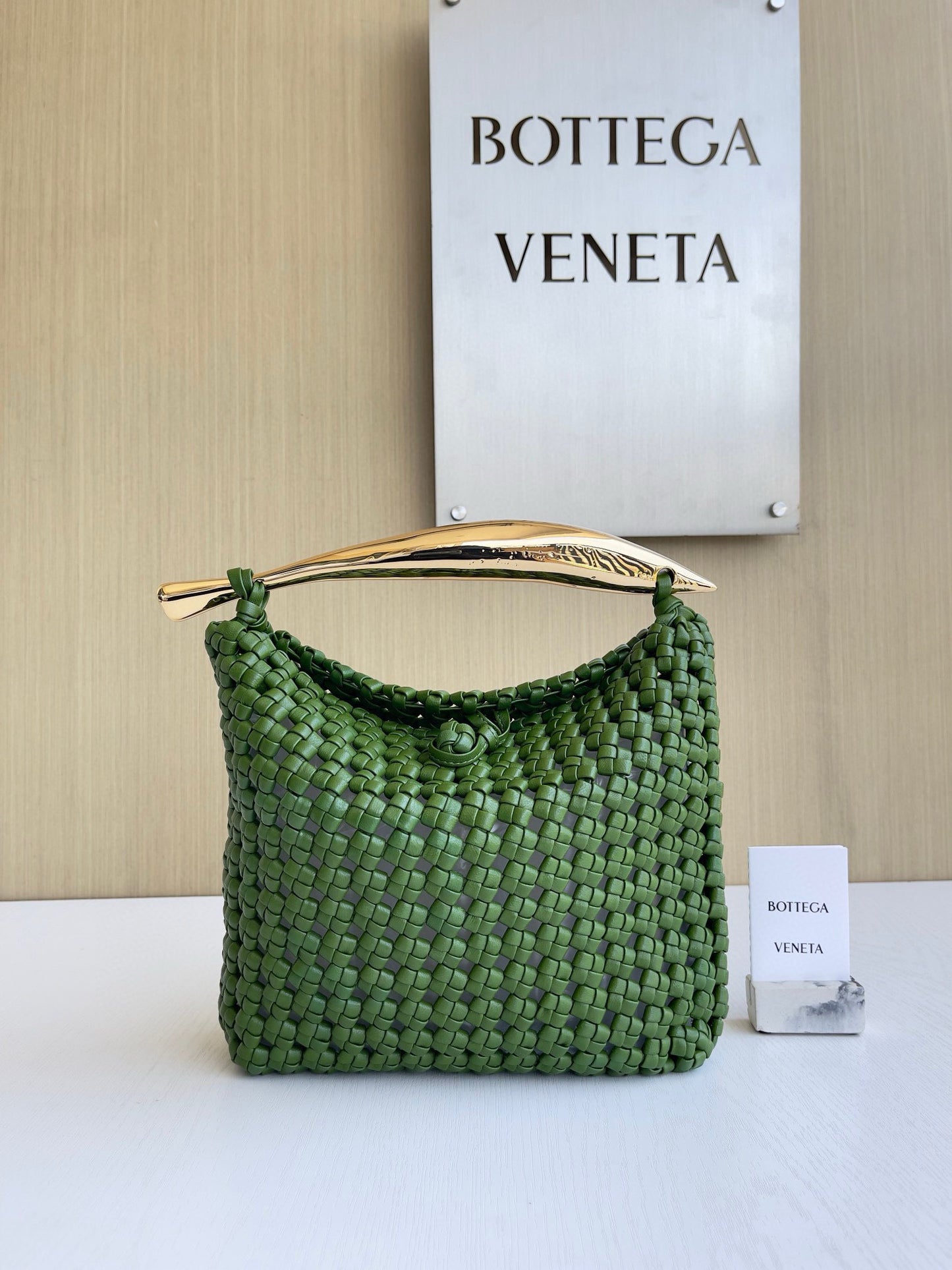 BV Woven Leather Handbag