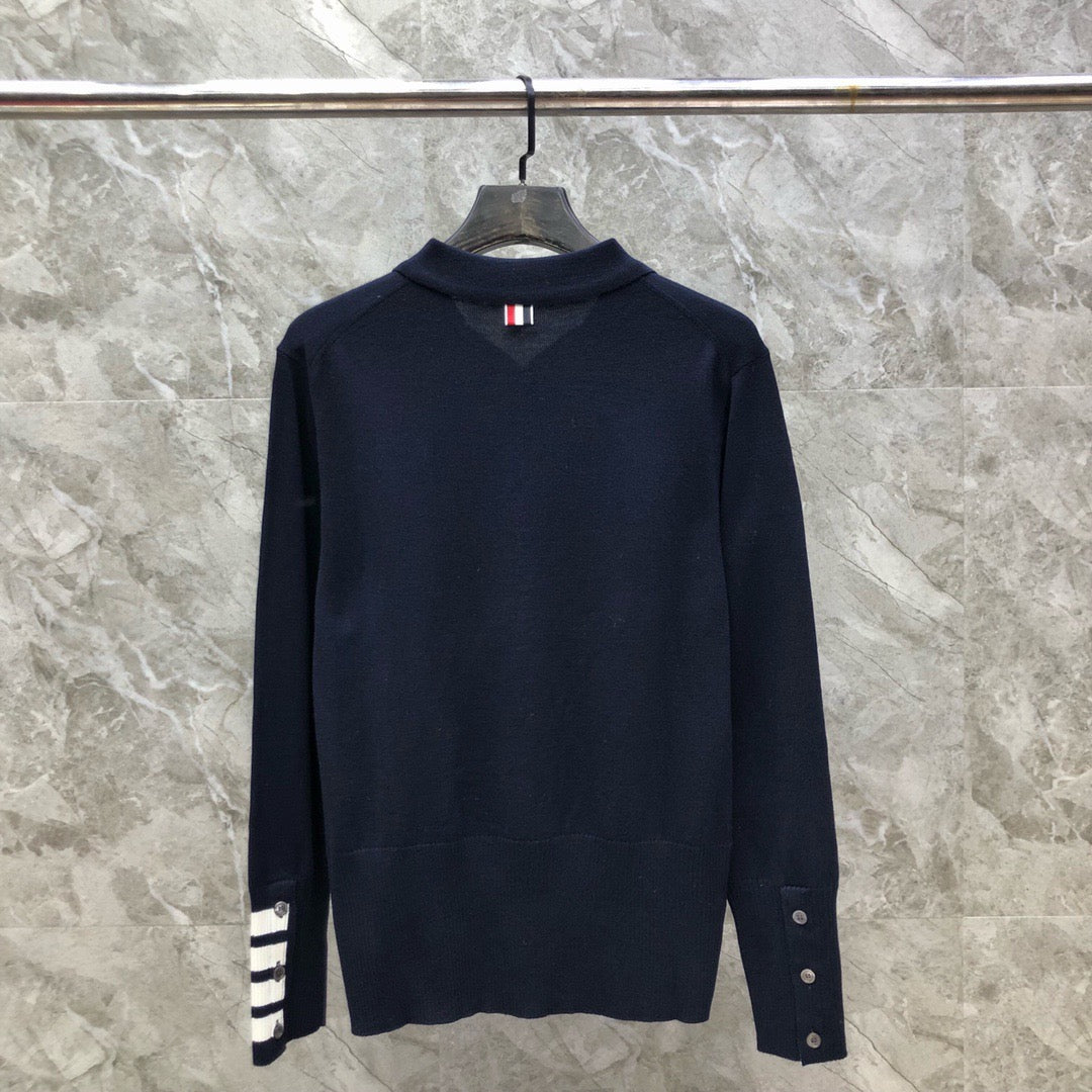 Thom Browne Long Sleeve Polo