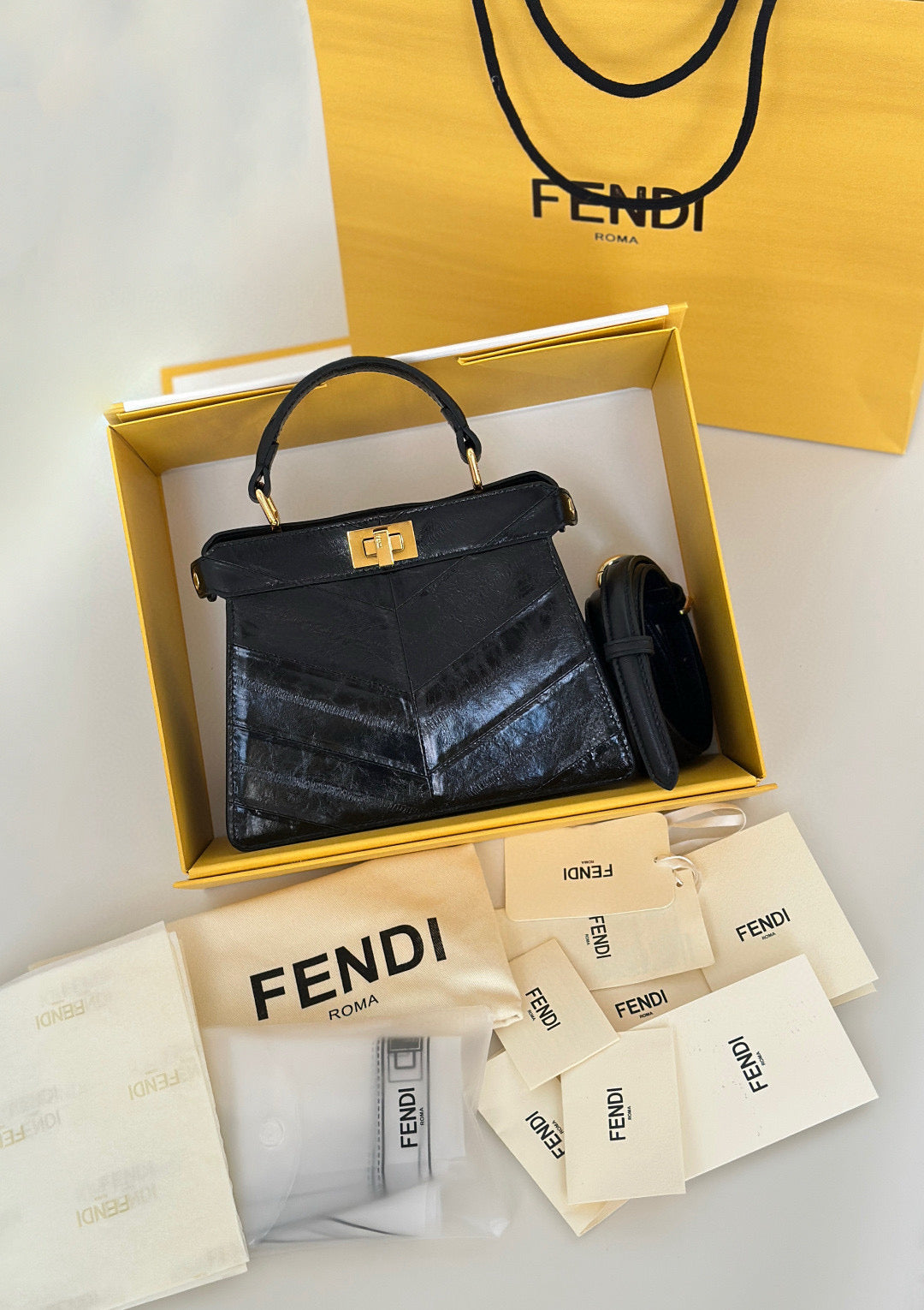 Fendi Peekaboo ISeeU Petite Bag