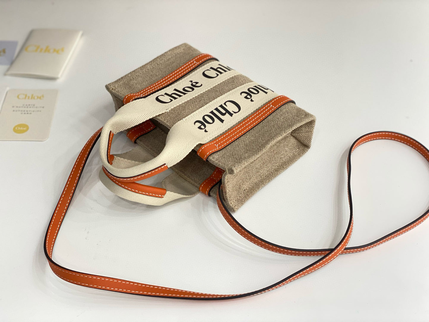 Chloe Woody Tote Bag