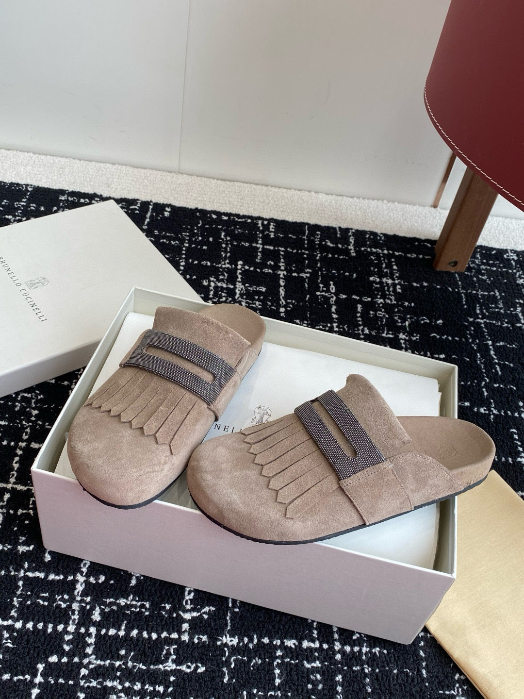 Brunello Cucinelli Sabot Loafers