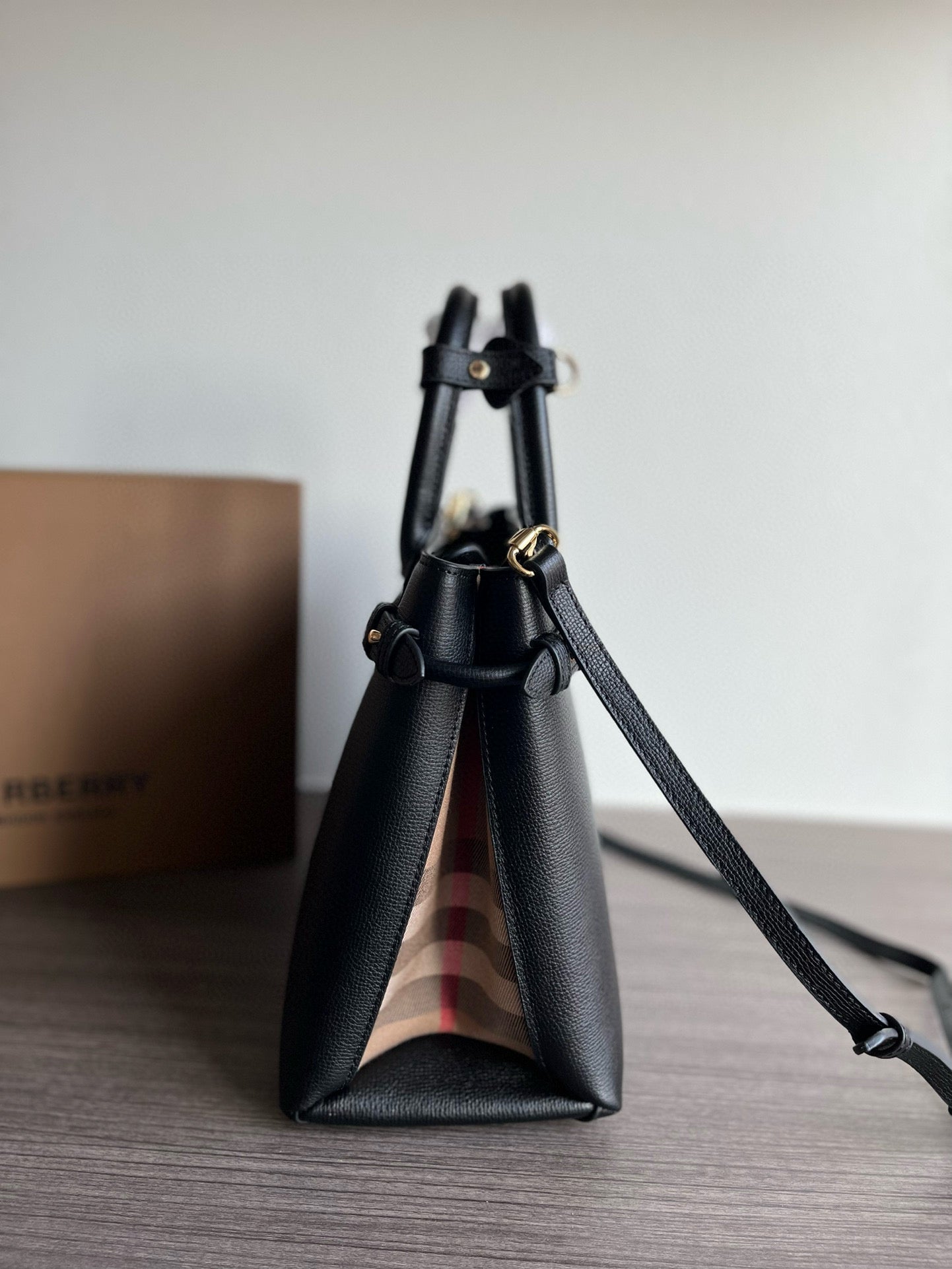 Burberry Banner Top Handle Bag