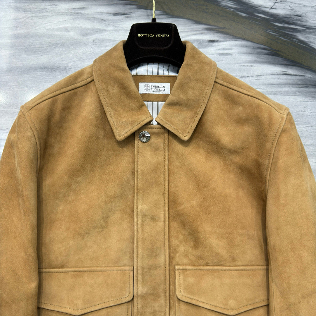 Brunello Cucinelli Leather Jacket
