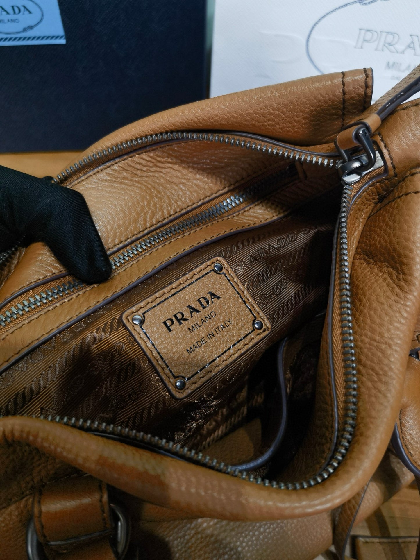 PD Bonnie Leather Tote Bag 35x22x11cm