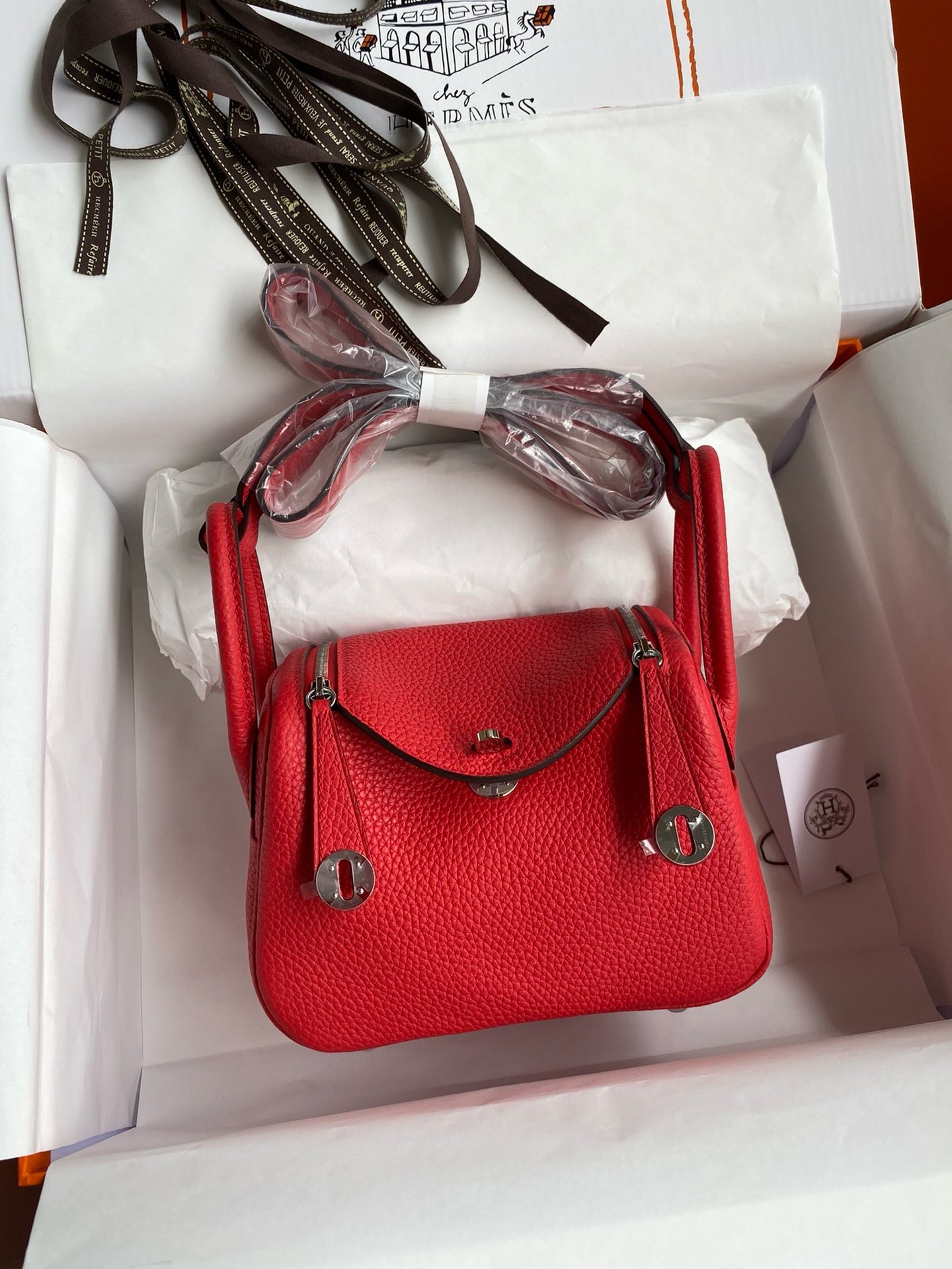 Hermes Mini Lindy, 19cm, Q5, TC Skin