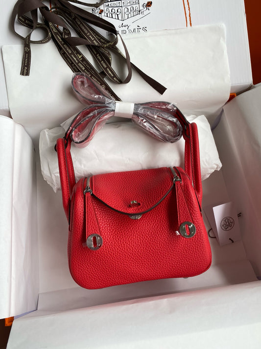 Hermes Mini Lindy, 19 cm, Q5, piel TC