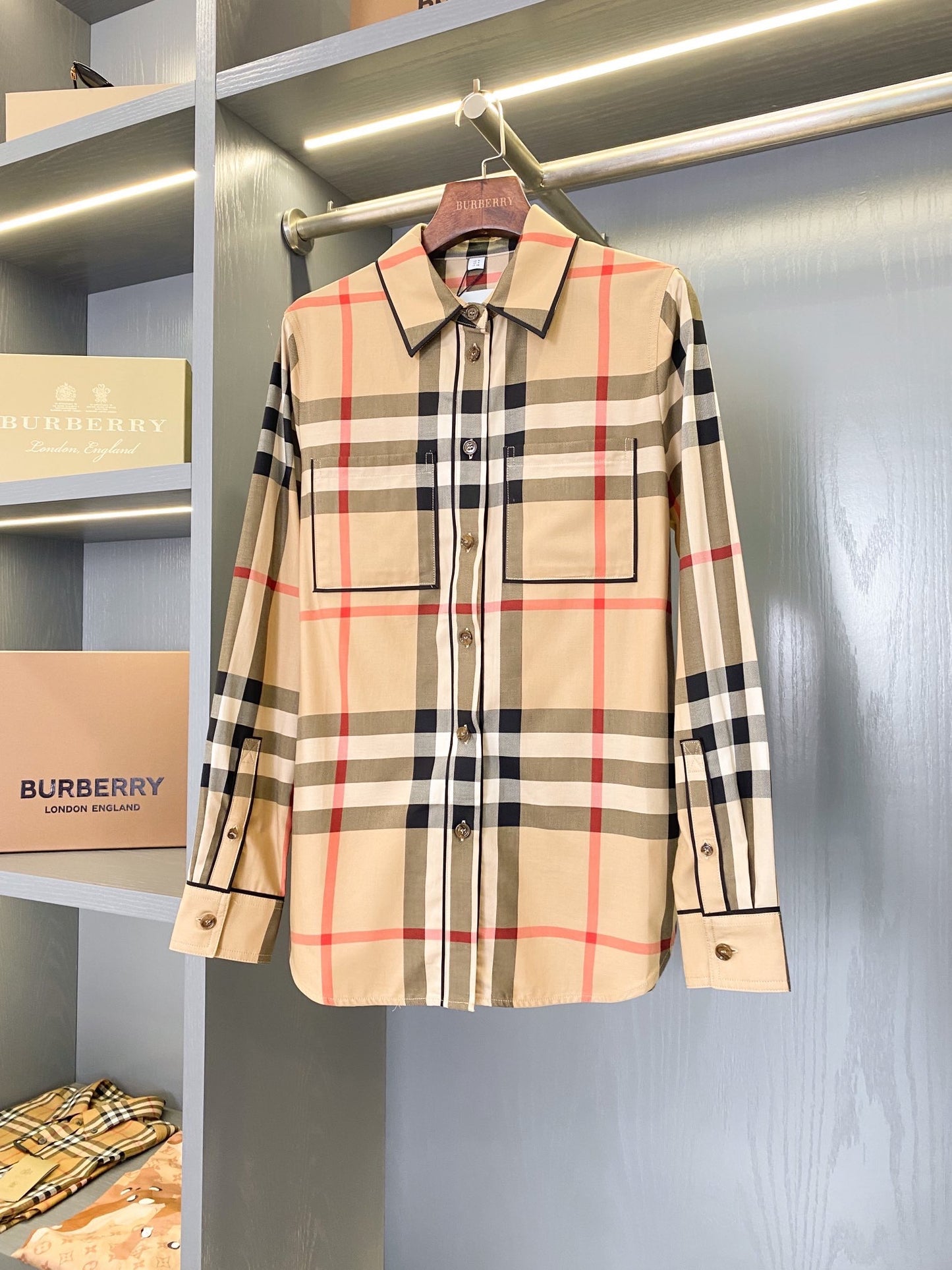 Camisa de manga larga de Burberry