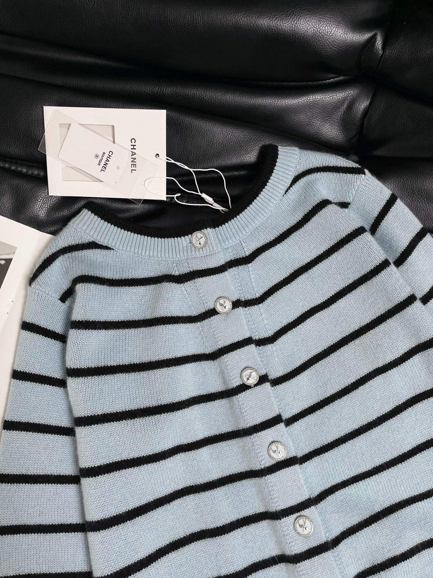 Chanel Crewneck Knit Cardigan