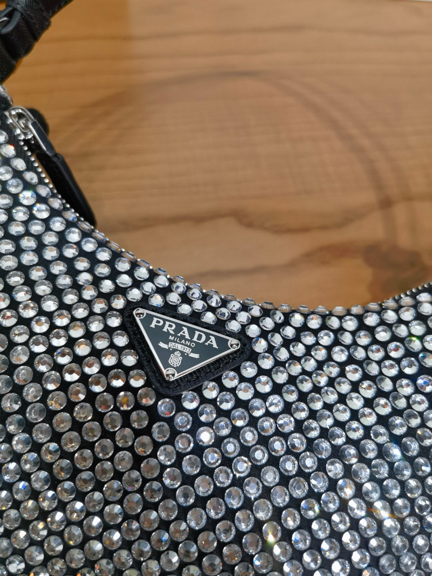 PD Satin Crystal Bag