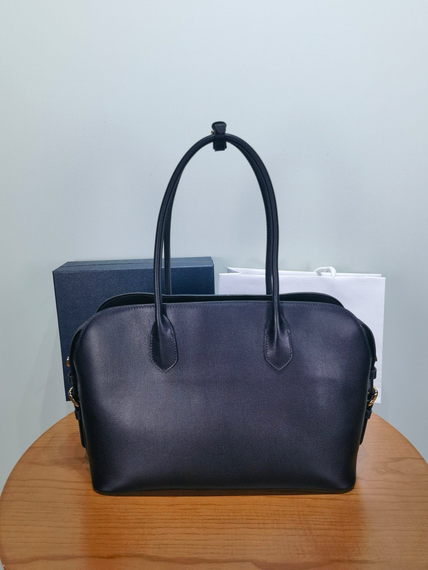 PD Large Leather Tote Bag
