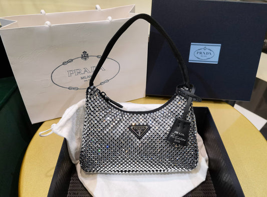 PD Satin Crystal Bag